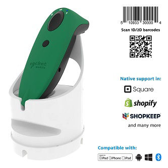 Socket Mobile SocketScan S720 Barcode/QR Code Green Wh